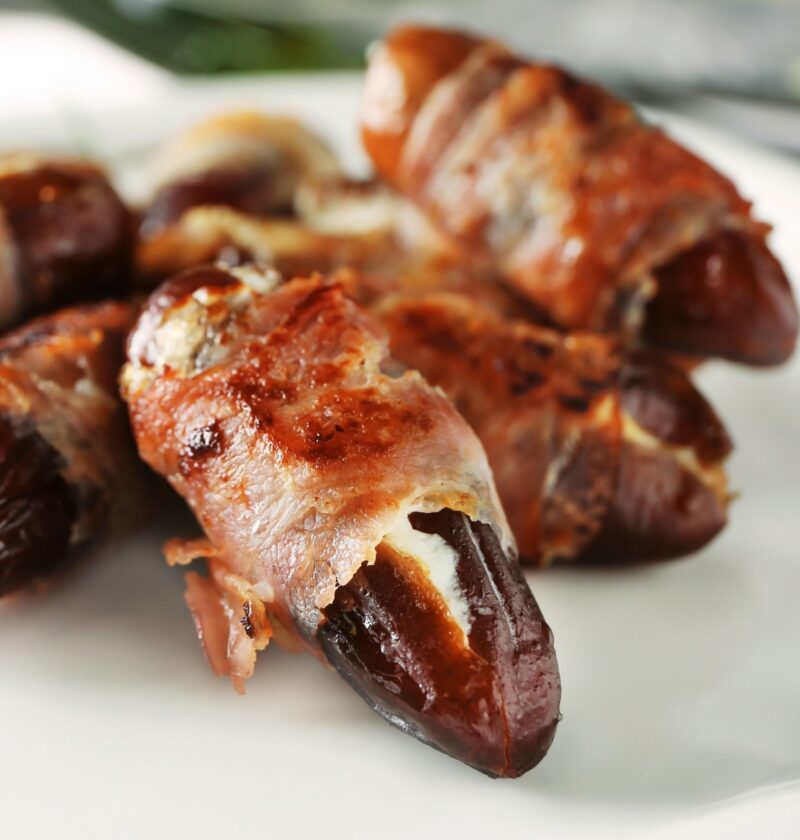 Photo of bacon wrapped dates