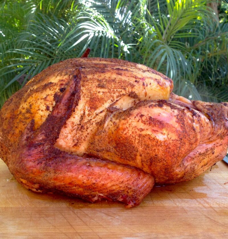 Photo of smoked turkey
