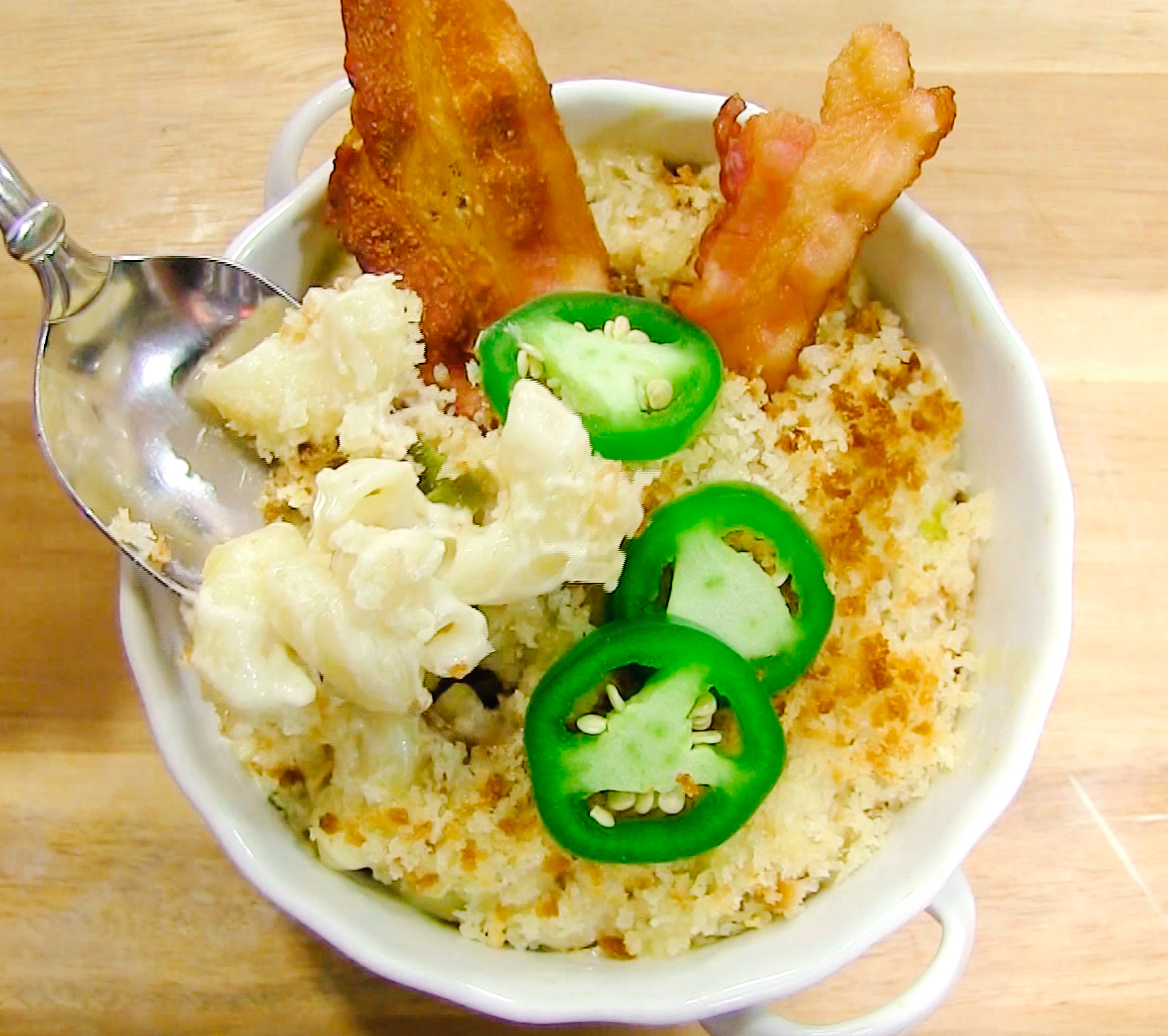 Jalapeno Bacon Mac and Cheese Cooking Sessions