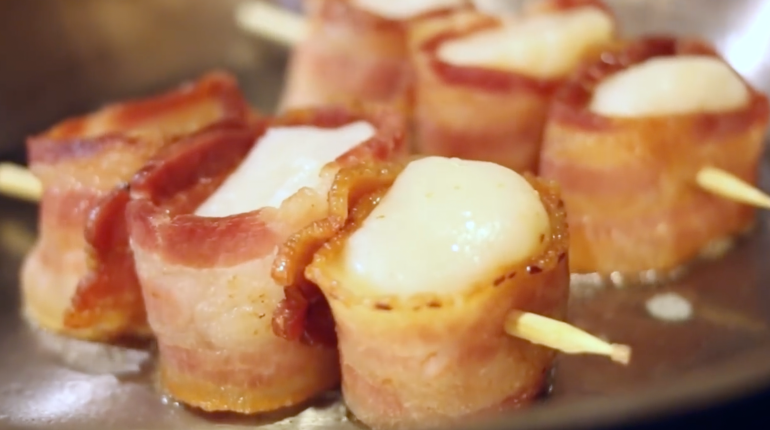 Bacon Wrapped Scallops Cooking Sessions