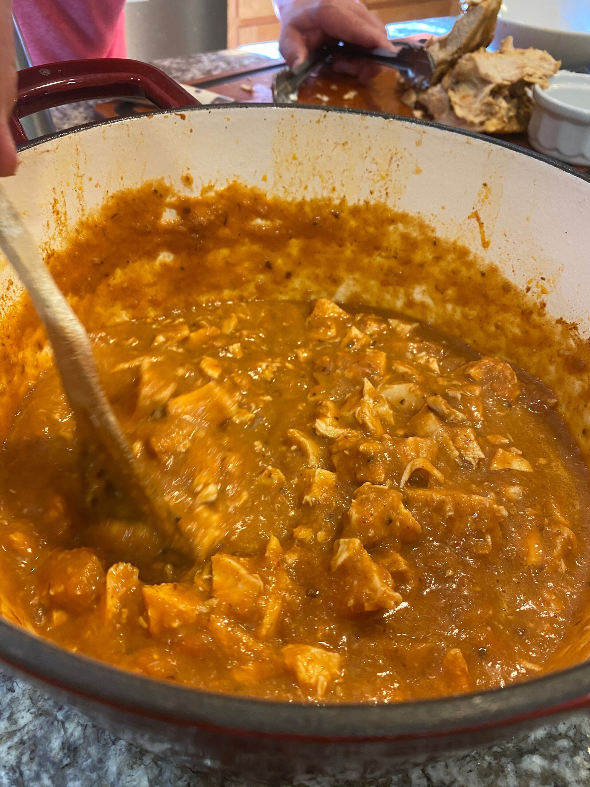 Photo of the stewed chicken in the Crazy Coyote Taco recipe