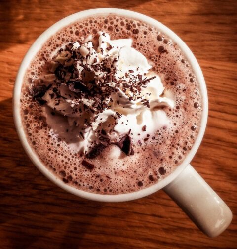 Photo of homemade hot chocolate