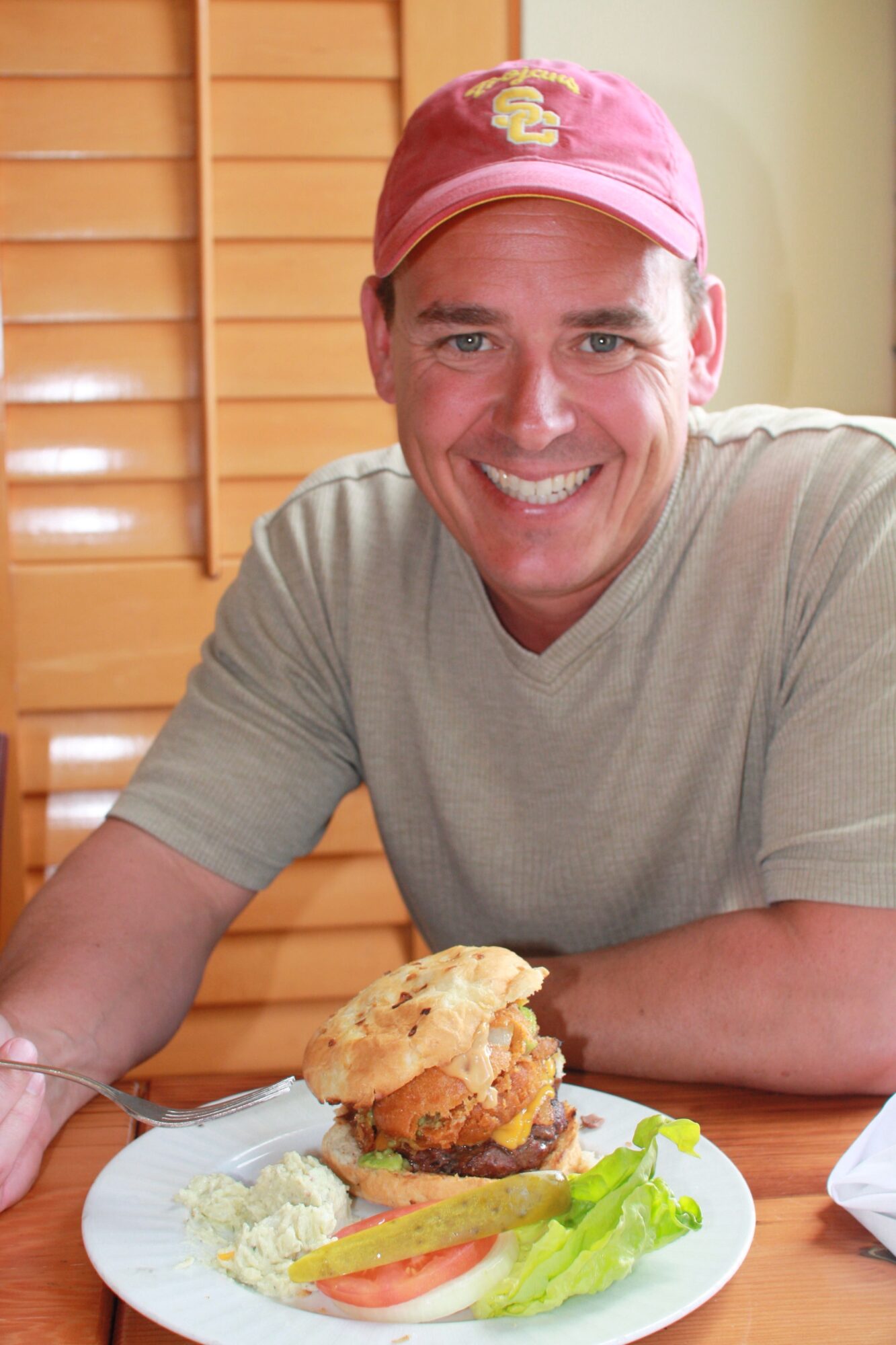 Photo of Jason Hill with the Pineapple Room Burger