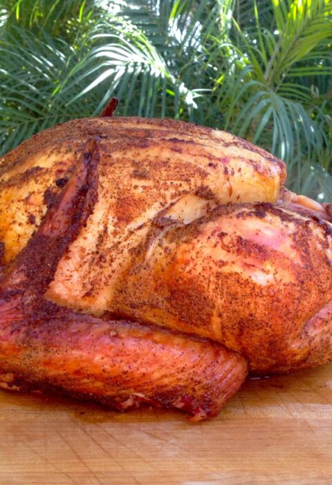 Photo of smoked turkey
