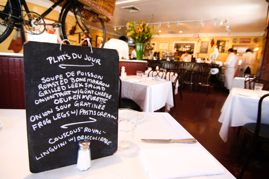Bistro Jeanty serves many delicious French specialties.