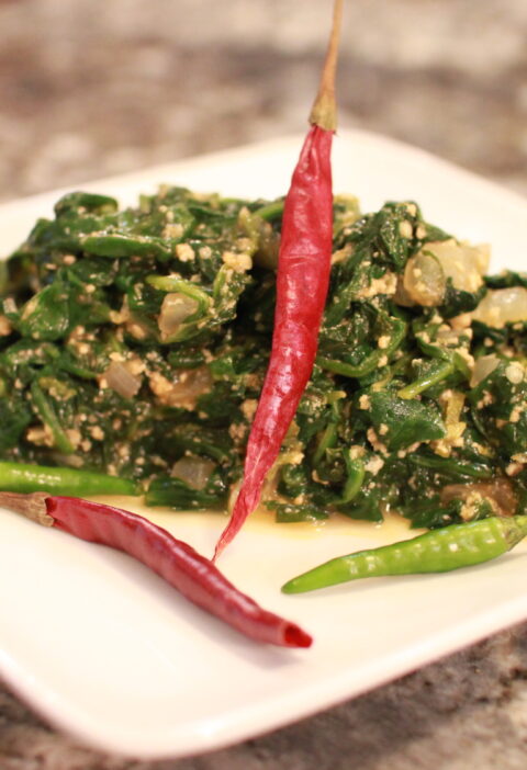 Spicy Indian Spinach Recipe