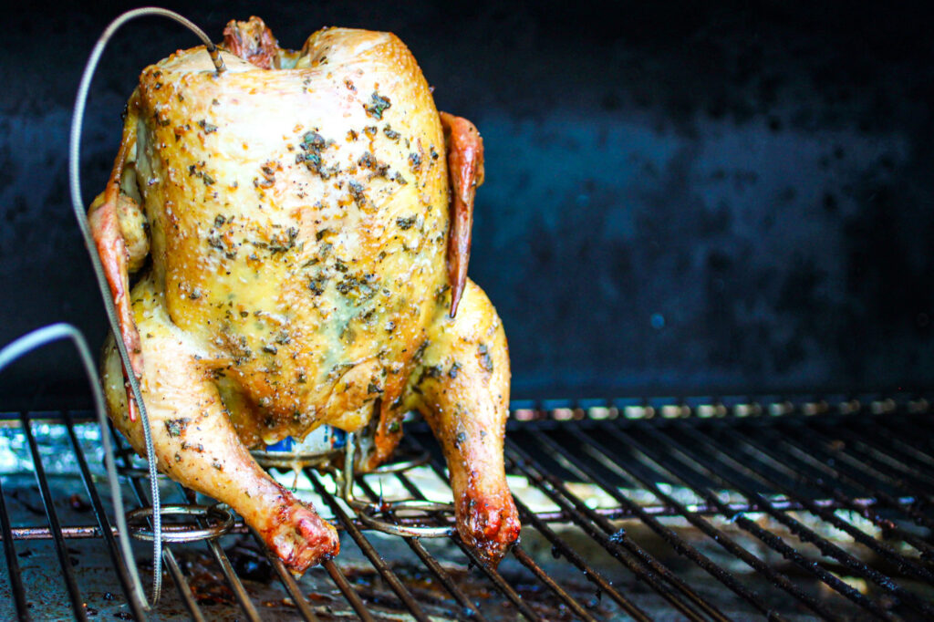 Smoked Beer Can Chicken Recipe