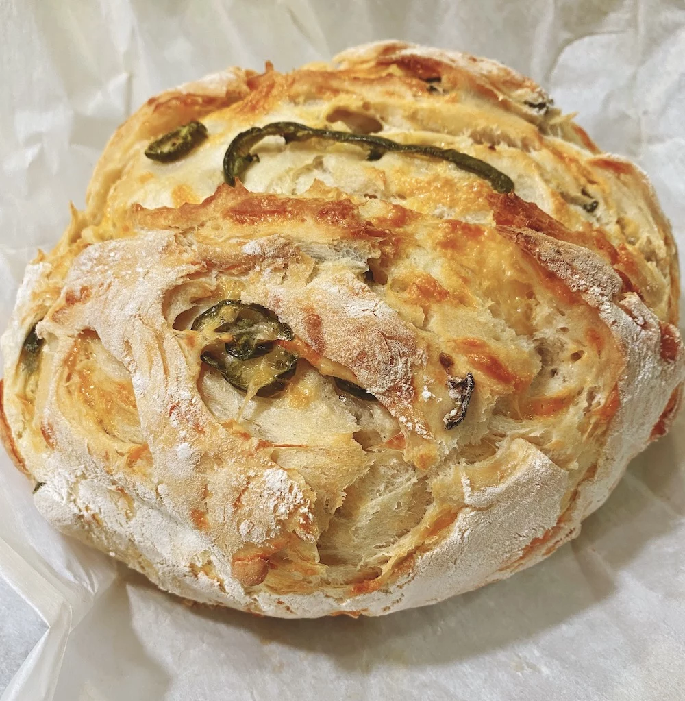 Spice Up Your Life Dutch Oven Jalapeño Cheese Bread Recipe Cooking