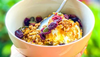 Hawaiian yogurt and granola recipe