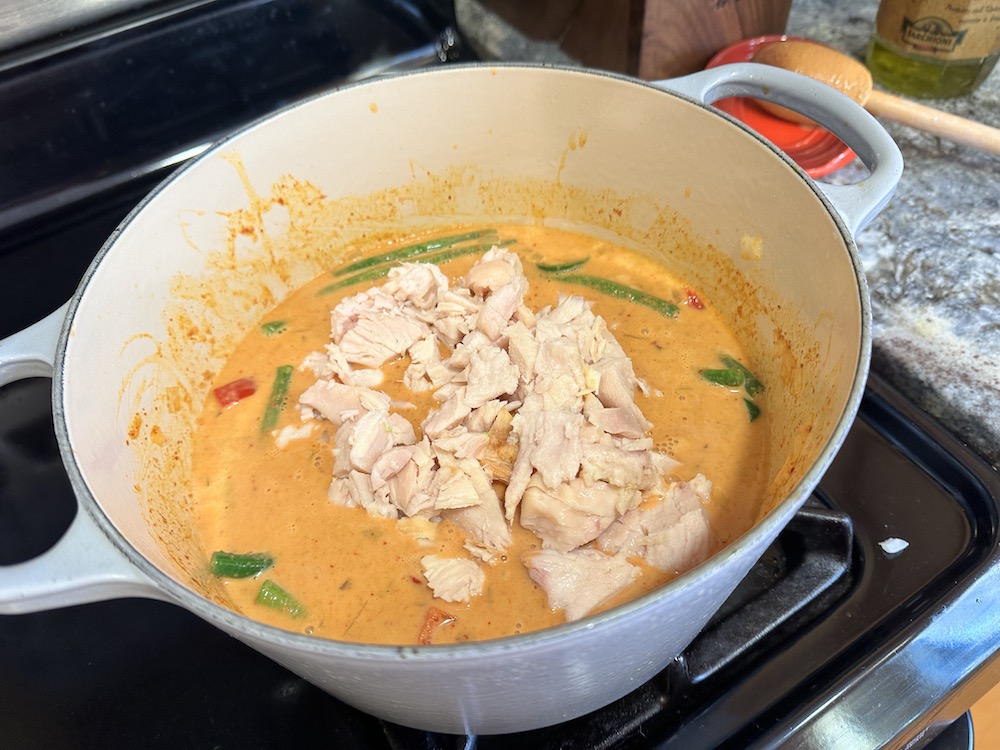 Quick Red Thai Curry with Chicken