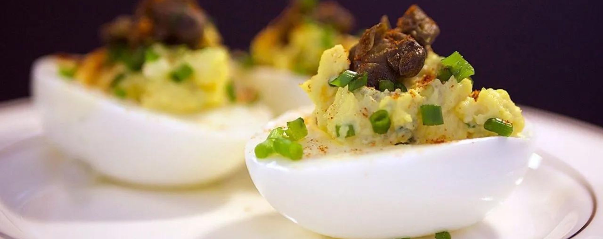 deviled eggs with capers